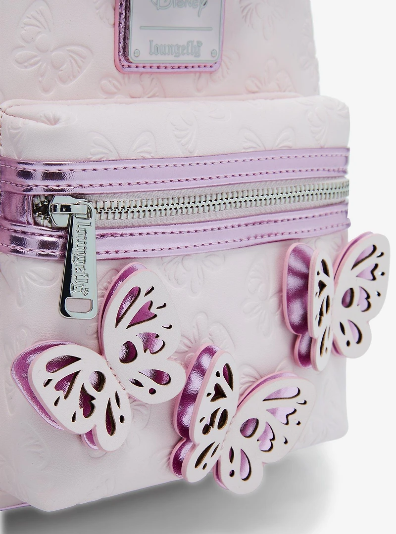 Loungefly Disney Minnie Mouse Pink Butterfly Mini Backpack — BoxLunch Exclusive