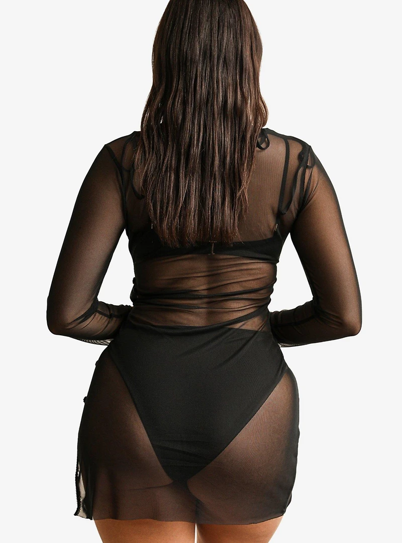 Dippin' Daisy's Main Character Swim Dress Cover-Up Black