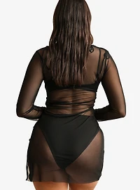 Dippin' Daisy's Main Character Swim Dress Cover-Up Black