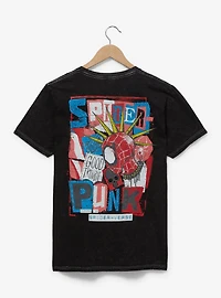 Marvel Spider-Man: Across the Spider-Verse Spider-Punk Portrait T-Shirt - BoxLunch Exclusive