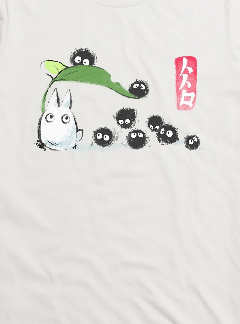 Studio Ghibli My Neighbor Totoro Soot Spirtes Follow Me T-Shirt