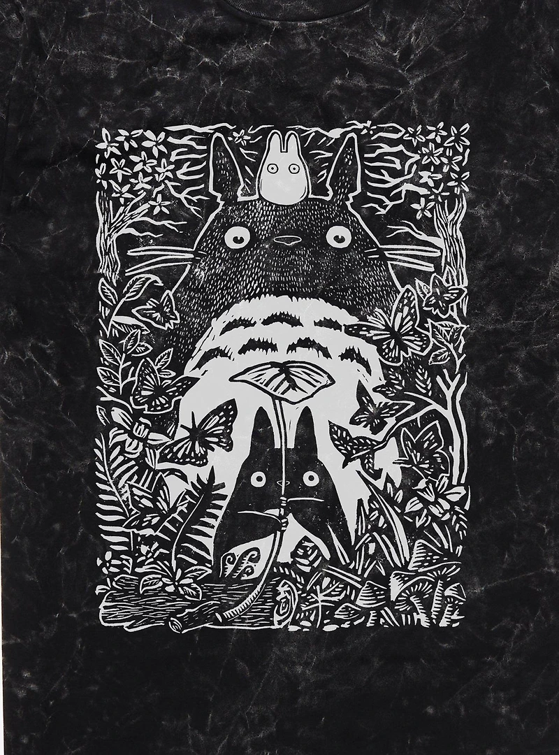 Studio Ghibli My Neighbor Totoro Keeper Of The Forest Mineral Wash T-Shirt