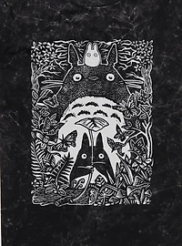 Studio Ghibli My Neighbor Totoro Keeper Of The Forest Mineral Wash T-Shirt