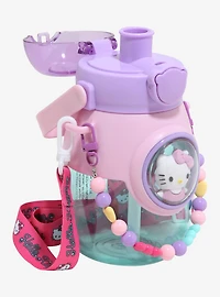 Hello Kitty Water Bottle With Lanyard