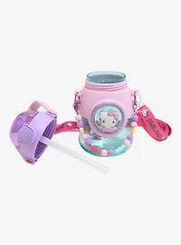 Hello Kitty Water Bottle With Lanyard