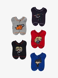 Chainsaw Man Chibi Characters No-Show Socks 5 Pair