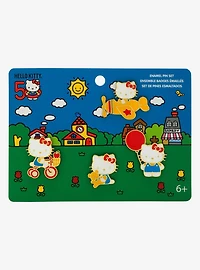 Loungefly Sanrio Hello Kitty 50th Anniversary Enamel Pin Set