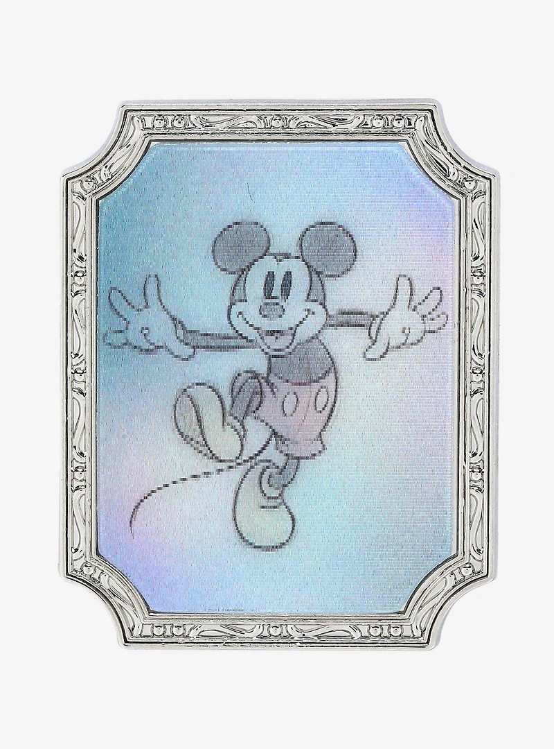 Loungefly Disney100 Mickey Mouse Sketch Lenticular Pin - BoxLunch Exclusive