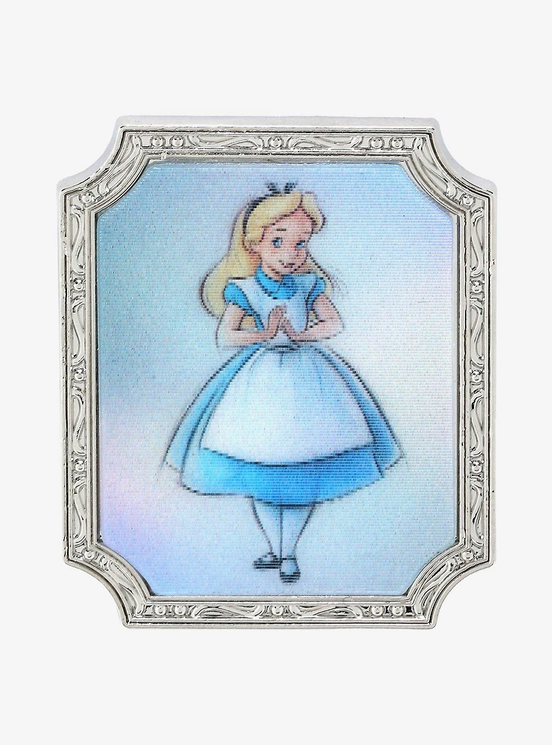 Loungefly Disney100 Alice in Wonderland Alice Sketch Lenticular Pin - BoxLunch Exclusive