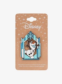 Disney Frozen Olaf Glitter Snowflake Enamel Pin - BoxLunch Exclusive