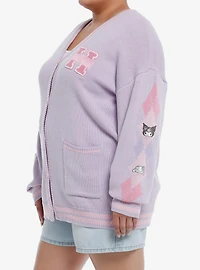 Hello Kitty And Friends Kogyaru Varsity Girls Cardigan Plus