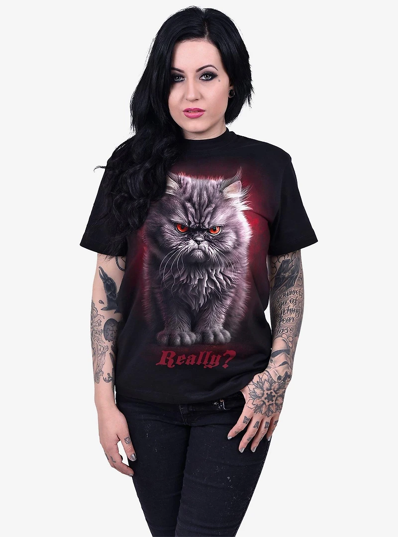 Spiral Anger Management Front Print T-Shirt