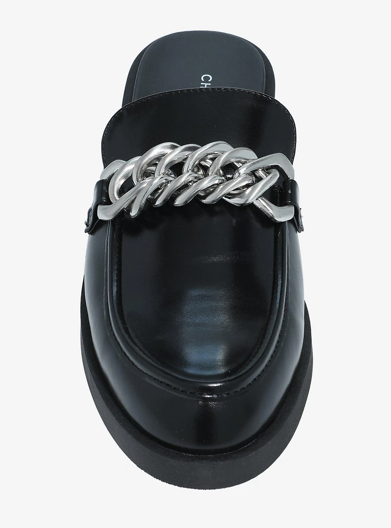 Chinese Laundry Chain Loafer Mules