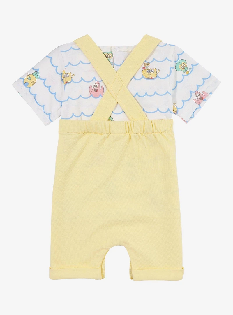SpongeBob SquarePants Chibi Infant T-Shirt and Overall Set - BoxLunch Exclusive