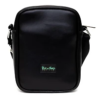 Rick And Morty Lenticular Face Expression Applique Crossbody Bag