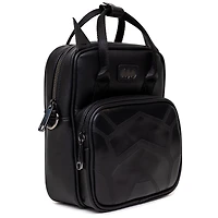 DC Comics Batman Embossed Armor Texture Black Crossbody Bag