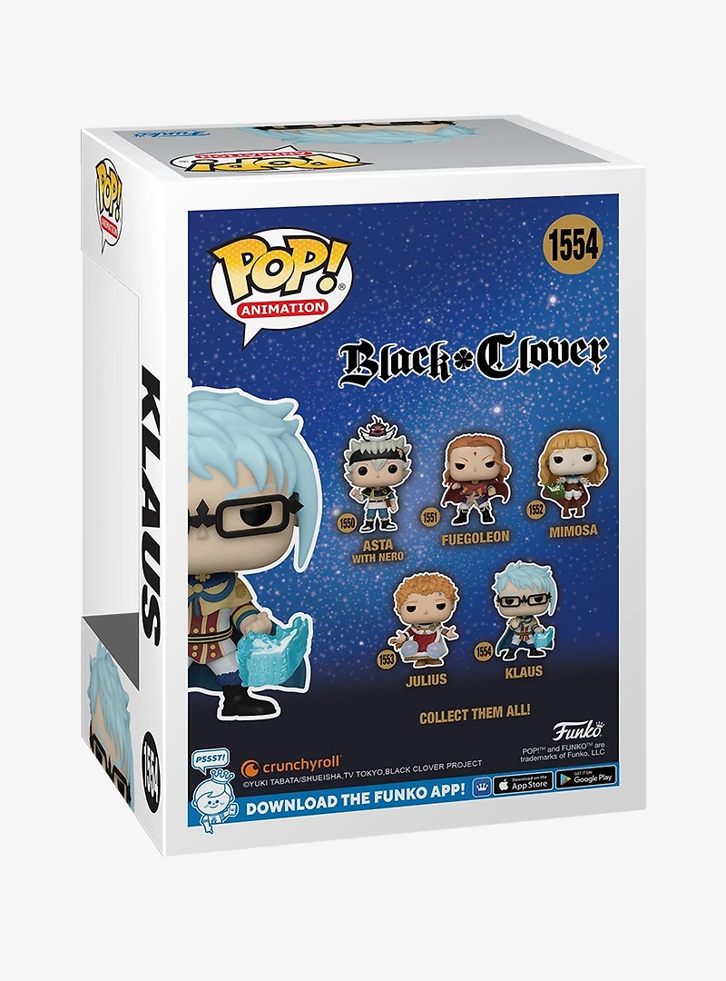 Funko Pop! Animation Black Clover Klaus Vinyl Figure