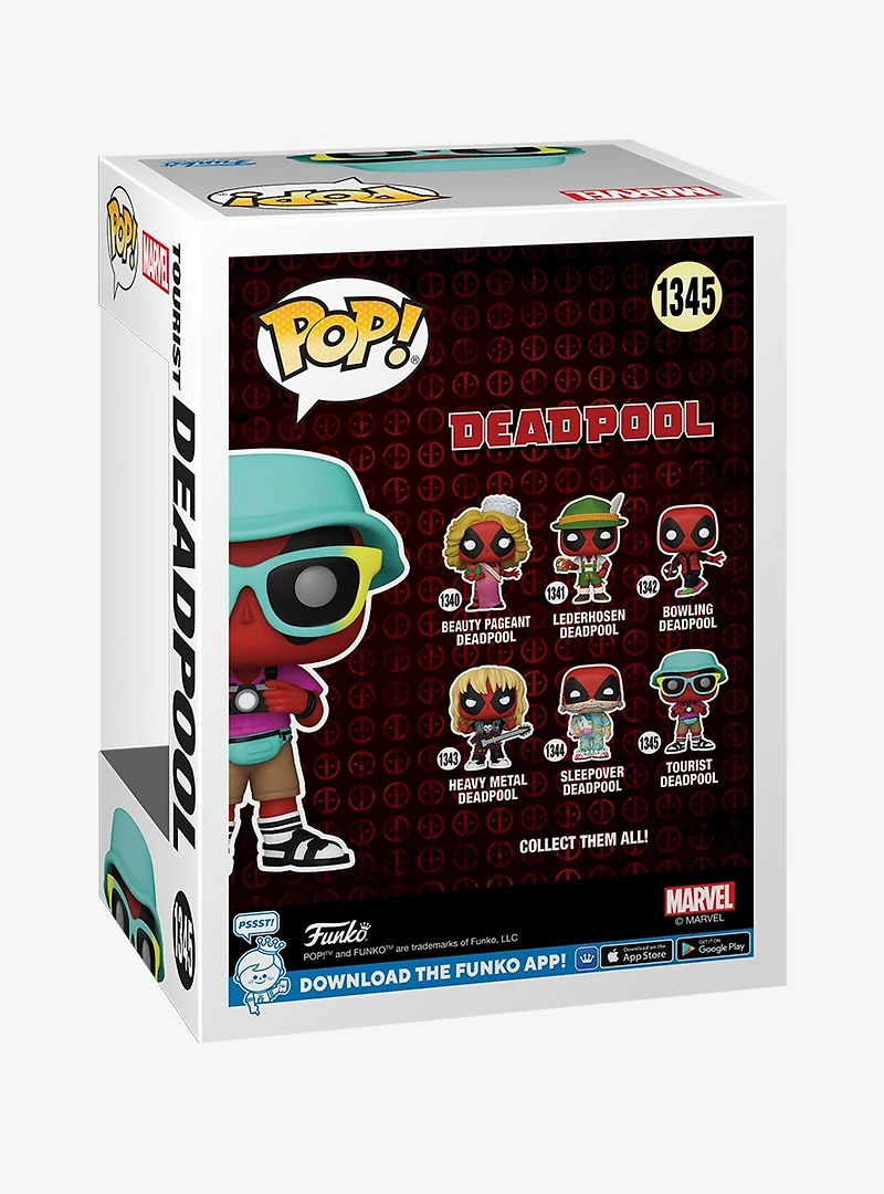Funko Pop! Marvel Deadpool Tourist Deadpool Vinyl Bobblehead Figure