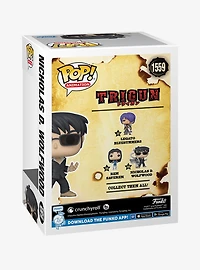 Funko Pop! Animation Trigun Nicholas D. Wolfwood Vinyl Figure