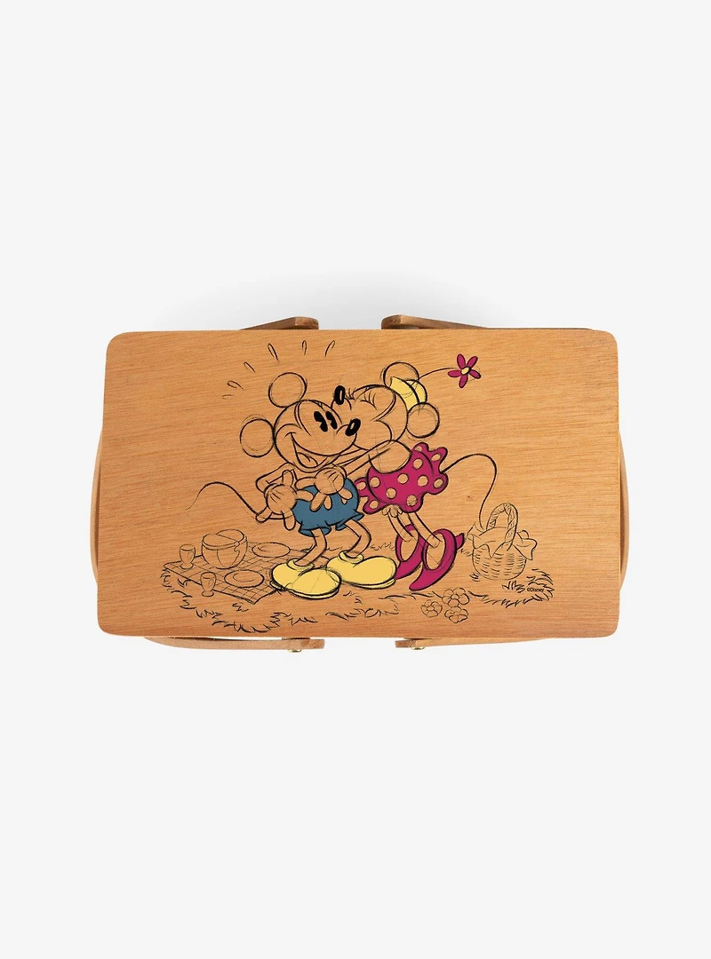 Disney Mickey & Minnie Mouse Poppy Picnic Basket