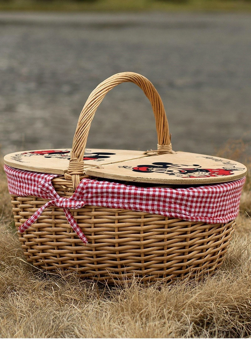 Disney Mickey & Minnie Mouse Country Picnic Basket