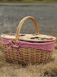 Disney Mickey & Minnie Mouse Country Picnic Basket