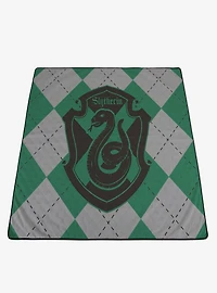 Harry Potter Slytherin Impresa Picnic Blanket