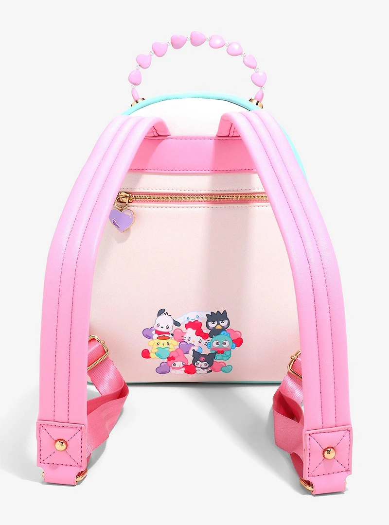 Sanrio Emo Kyun Plaid Charm Mini Backpack — BoxLunch Exclusive