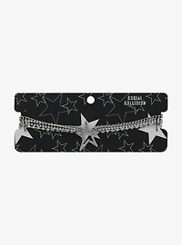 Social Collision Star Chain Choker