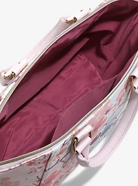 Loungefly Disney Stitch Cherry Blossoms Satchel Bag