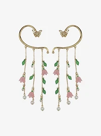 Thorn & Fable Butterfly Floral Ear Cuff Set