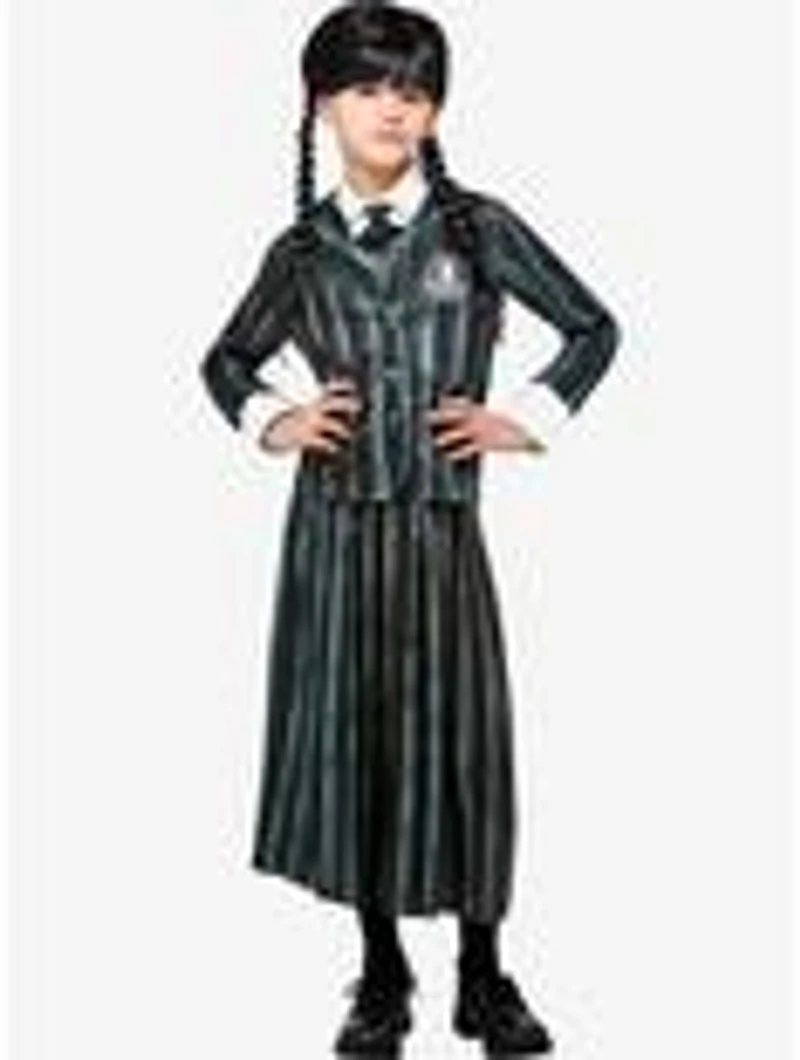 Wednesday Nevermore Academy Black Uniform Youth Costume