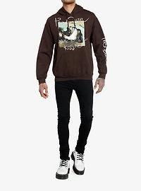 The Cure Kiss Me Kiss Me Kiss Me Brown Hoodie