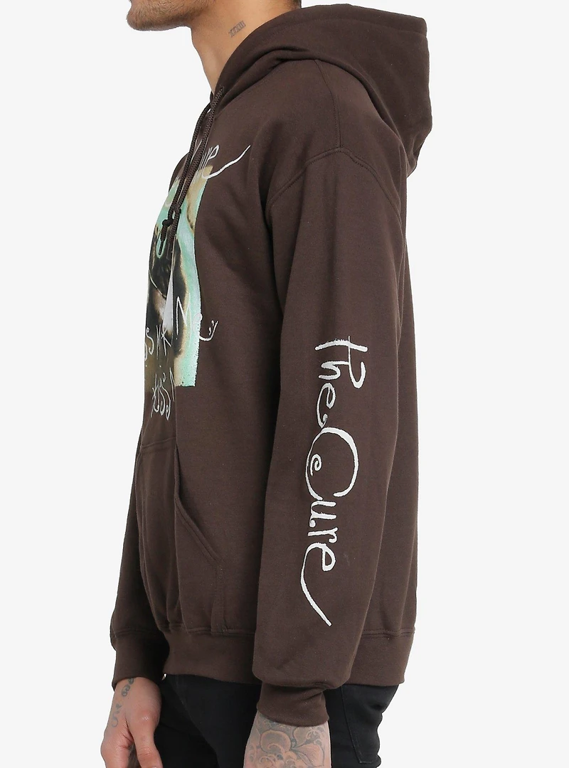 The Cure Kiss Me Kiss Me Kiss Me Brown Hoodie