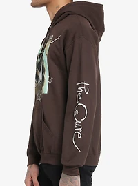 The Cure Kiss Me Kiss Me Kiss Me Brown Hoodie