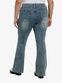 Sweet Society Star Low-Rise Flare Jeans Plus Size