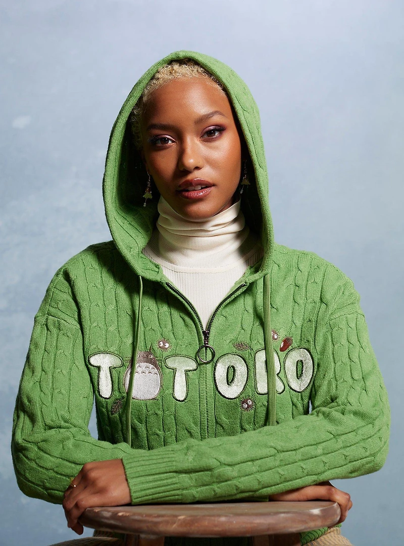 Studio Ghibli My Neighbor Totoro Women's Zip Hoodie — BoxLunch Exclusive