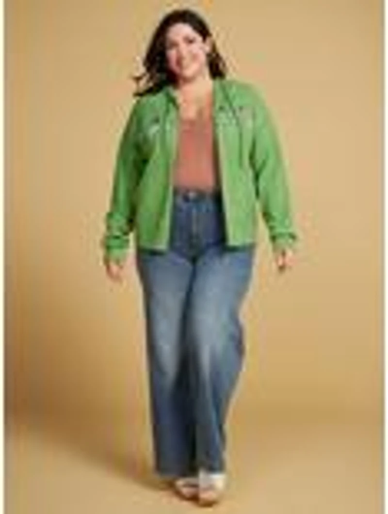 Her Universe Studio Ghibli My Neighbor Totoro Knit Women's Plus Zip Hoodie — BoxLunch Exclusive