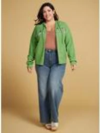 Her Universe Studio Ghibli My Neighbor Totoro Knit Women's Plus Zip Hoodie — BoxLunch Exclusive