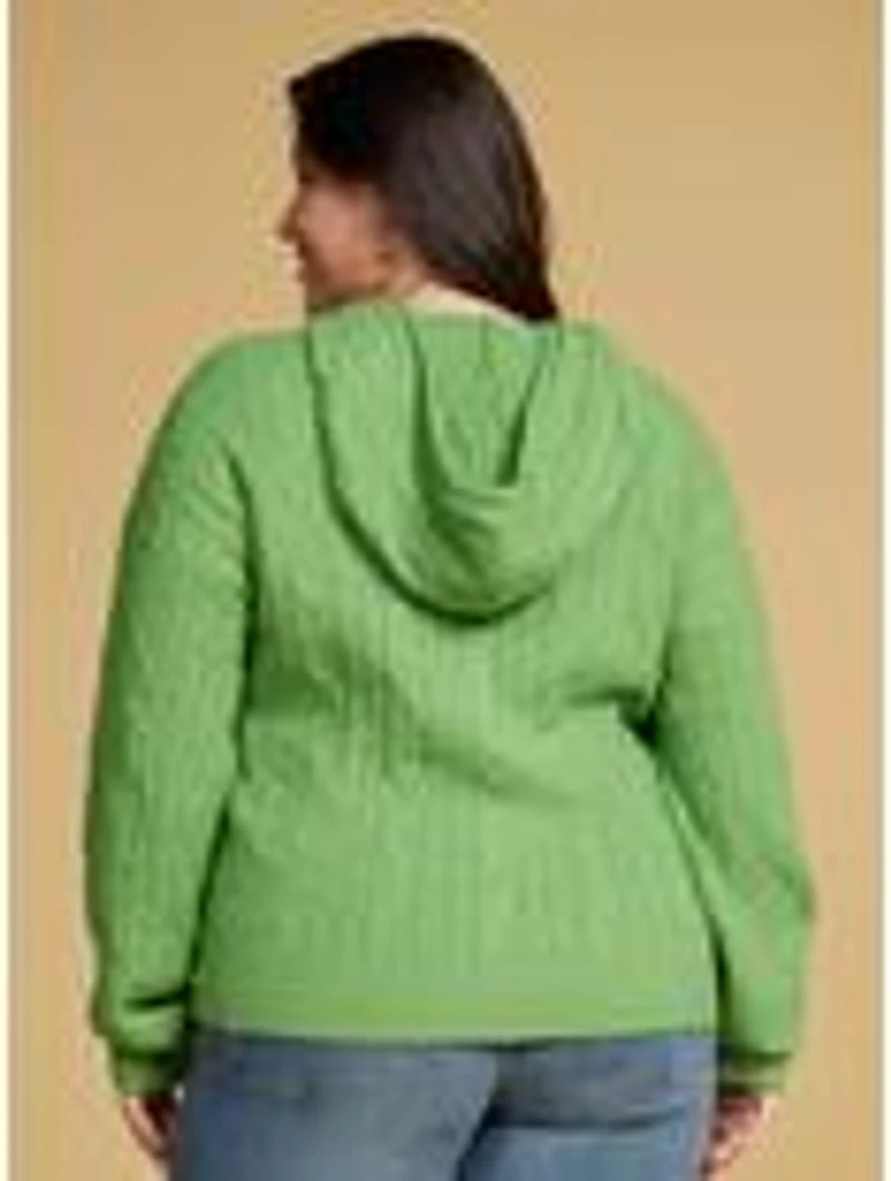 Her Universe Studio Ghibli My Neighbor Totoro Knit Women's Plus Zip Hoodie — BoxLunch Exclusive