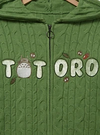 Her Universe Studio Ghibli My Neighbor Totoro Knit Women's Plus Zip Hoodie — BoxLunch Exclusive