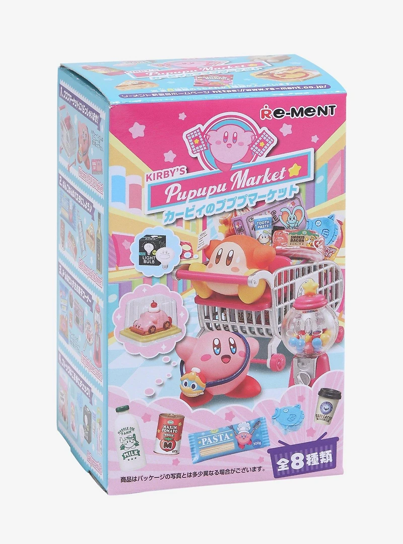 Re-Ment Nintendo Kirby Pupupu Market Blind Box Figure Set