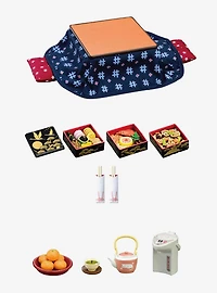 Re-Ment Kotatsu Table Miniature Figure Set