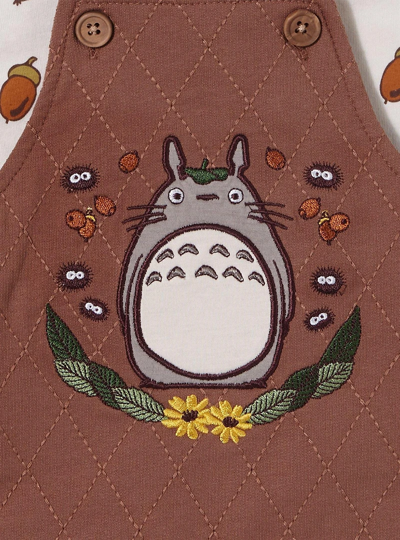 Studio Ghibli My Neighbor Totoro Quilted Infant  T-Shirt and Overall Set - BoxLunch Exclusive