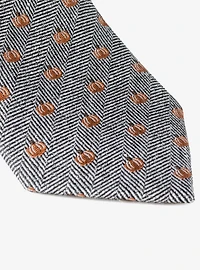 Pumpkin Herringbone Tie