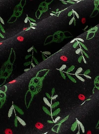 Star Wars The Mandalorian Grogu Black Scarf