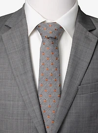 Pumpkin Herringbone Tie
