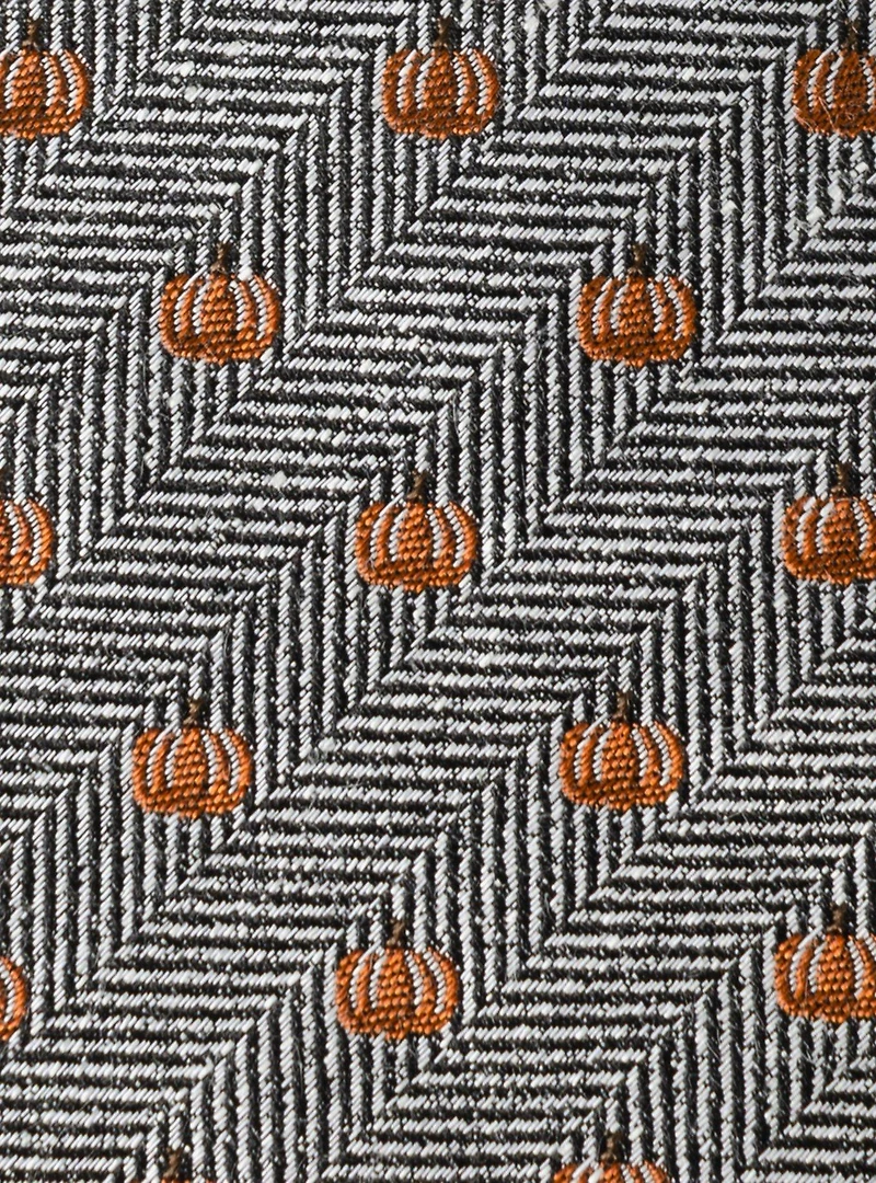Pumpkin Herringbone Tie