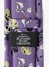Disney Nightmare Before Christmas Purple Tie