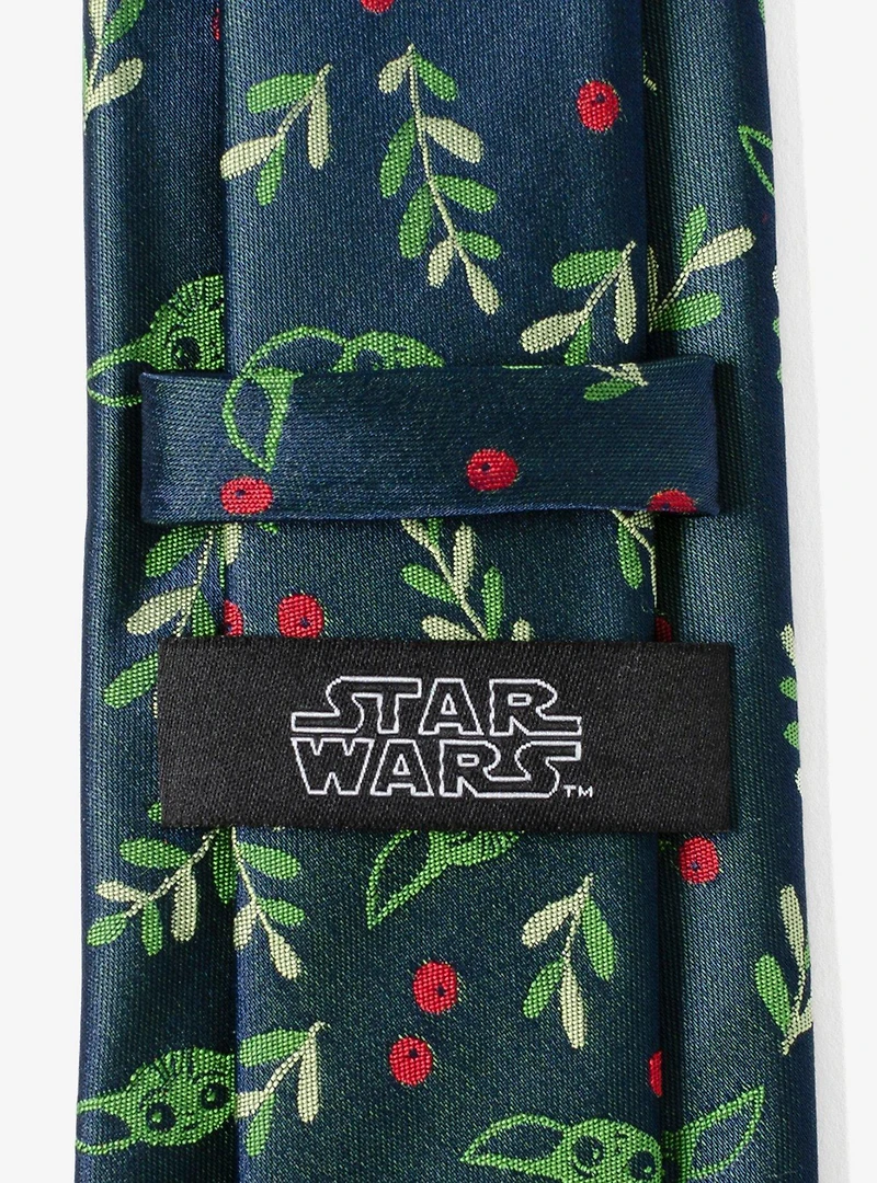 Star Wars The Mandalorian Grogu Navy Tie